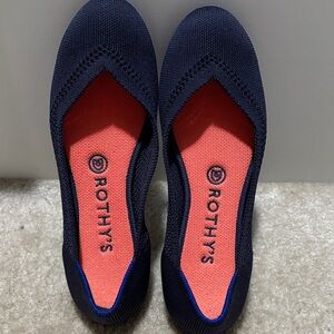 Rothy's Women's Navy flats.
